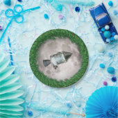 Apollo 8 kerstavond Moon Papieren Bordje (Feest)