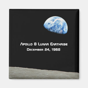 Apollo 8 Lunar Earthrise 50ste Jubileum Magneet