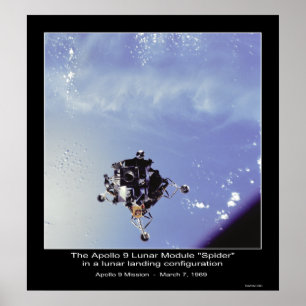 Apollo 9 Lunar Module "Spider", 7 maart 1969 Poster
