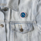 Apollo 9-missie patch ronde button 3,2 cm (In situ)