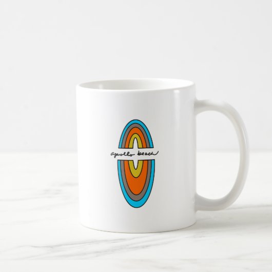 Apollo Beach Retro Café Mug (Droite)
