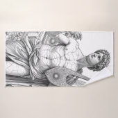Apollo Belvedere: Antique Greek God Statue (Serviette de bain)