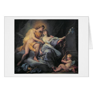 Apollo caressant la nymphe Leucothea (huile sur le