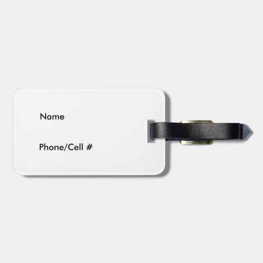 Apollo de Turks Van Bagagelabel (Achterkant horizontaal)