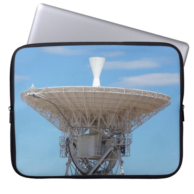 Apollo Deep Space Dish Antenna Laptop Sleeve (Voorkant)