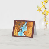 Apollo défiant ; Carte pour notes (Fleur jaune)