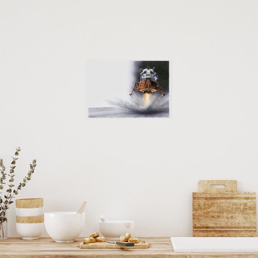 Apollo Eagle Lunar-module Poster (Keuken)