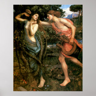 Apollo en Daphne Poster