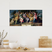 Apollo en de Muses, 1600 Poster (Keuken)