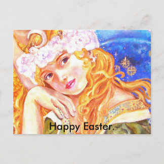 Apollo en een geest van een dode persoon van mon… feestdagenkaart