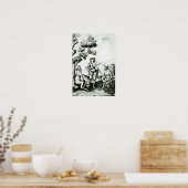 Apollo en Pan Poster (Keuken)