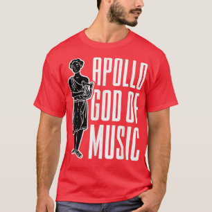 Apollo God van Muziek Griekse God Apollo Griekse M T-shirt