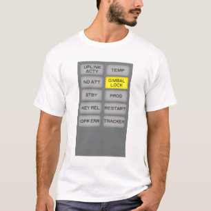 Apollo Guidance Computer Indicator Alarm DSKY T-shirt