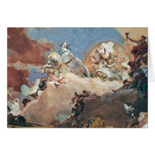 Apollo in zijn Sun Chariot die Beatrice I bestuurt