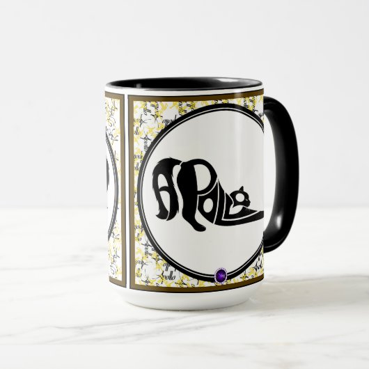 apollo le chat 3 mug (Devant droit)