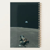 Apollo Maanlander en Aarde boven de maan Planner (Achterkant)