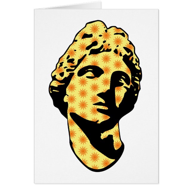 Apollo marble-standbeeld (Voorkant)