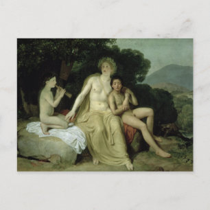 Apollo met Hyacinthus en Cyparissus Briefkaart