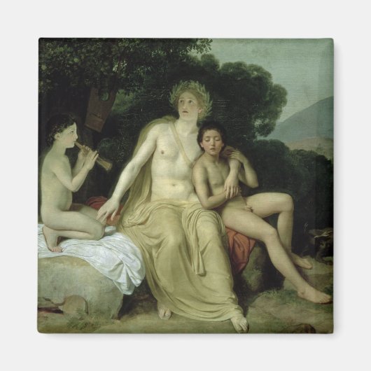 Apollo met Hyacinthus en Cyparissus Magneet (Voorkant)