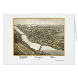 Apollo, PA Panoramic Map - 1896