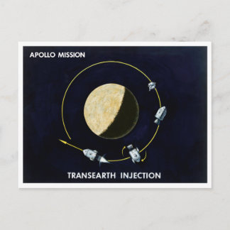 Apollo-programma - Moon Mission Artist Concept Briefkaart