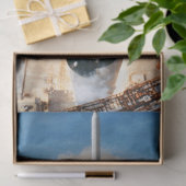 Apollo Saturn V raket lancering naar maan 1969 Tissuepapier (Geschenk)