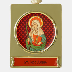Apollonia (VVP 001) Verguld Banner Ornament