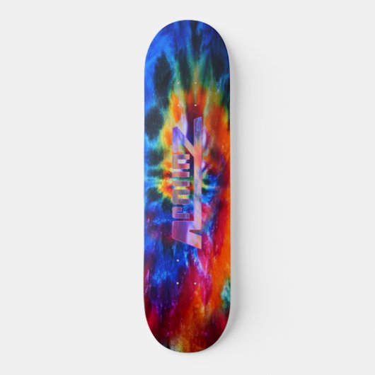 Apolloz Tie Dye Graphic Skateboard (Voorkant)