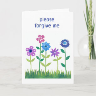 Apologie Kaart - Flower Power