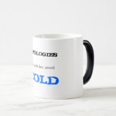 APOLOGIES, zijn een gerecht dat het beste gediend  Magische Mok (Voorkant rechts)