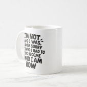  Apology  Koffiemok (Voorkant links)