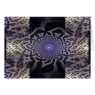 APOPHYSE Décor fractal violet noir