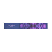Apophysis Fractal - Atomen Fusion + jouw tekst Omwikkelbaar Adreslabel (Individueel)