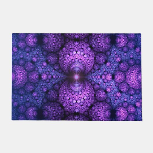 Apophysis Fractal - Atomen Fusion + uw ideeën Deurmat (Voorkant)