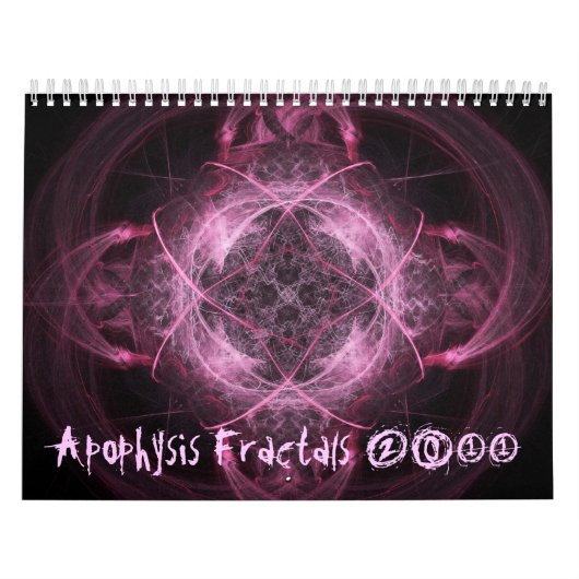 Apophysis Fractals 2011 Agenda Kalender (Hoes)
