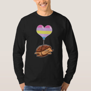 Aporagender Hedgehog Niet-binair Geslacht T-shirt