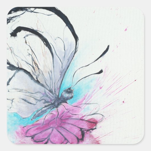 Aporia Vierkante Sticker (Voorkant)