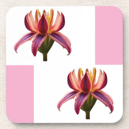 Aporta-copos de plástico Flor Bier Onderzetter (Voorkant)