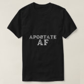 Apostate AF ExMo ExMormon Premium1545 T-shirt (Design voorkant)