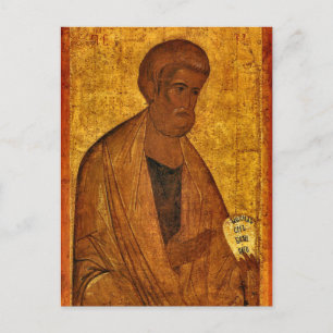 Apostel Petrus van Vysotsky Chin Orthodox Icoon Briefkaart