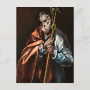 Apostel St. Thaddeus door El Greco Briefkaart
