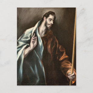 Apostel St. Thomas door El Greco Briefkaart