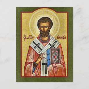 Apostel Timoteüs van de Zeventig Orthodoxe Icoon Briefkaart