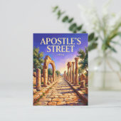Apostelstraat, Cyrene Libië Briefkaart (Staand voorkant)