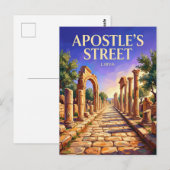 Apostelstraat, Cyrene Libië Briefkaart (Voorkant / Achterkant)