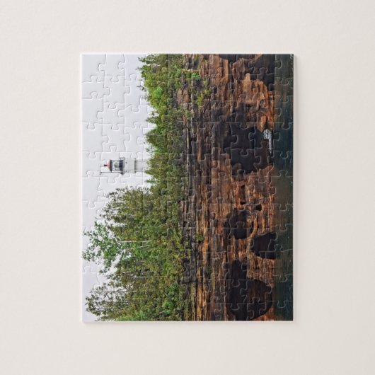 Apostle Island - Devil's Island Lighthouse - 8x10 Legpuzzel (Verticaal)