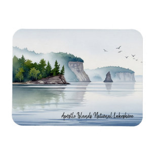Apostle Islands National Lakeshore Waterverf Magneet
