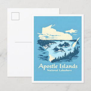 Apostle Islands National Lakeshore Wisconsin Briefkaart