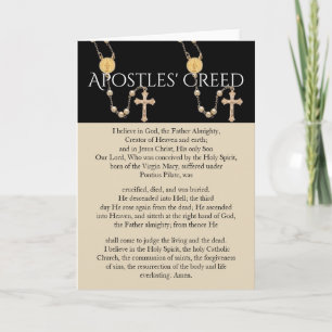 APOSTLES' CREED KAART
