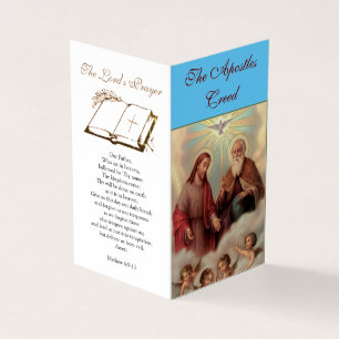 Apostles Creed - Prayer Card Visitekaartjes